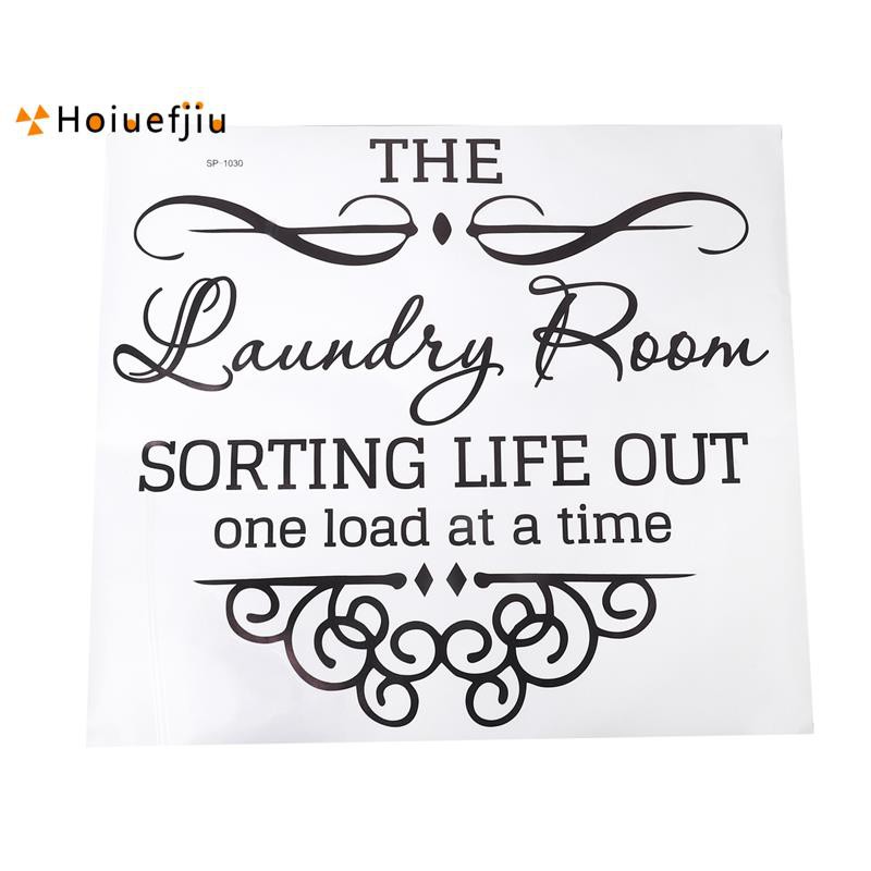 Decal Dán Tường Chữ Laundry Room