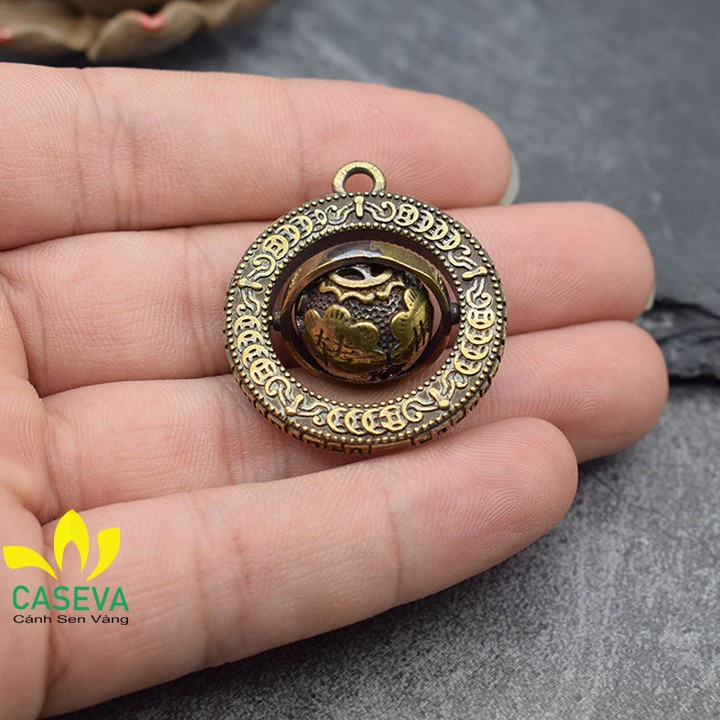 Móc Khóa Đồng Phong Thủy ĐÁO PHÚC LUÂN, Móc Khóa Xe Máy Đồng Thau CASEVA