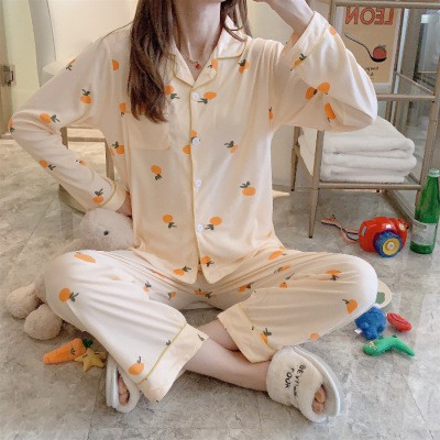 Bộ Đồ Ngủ Nữ Mặc Ở Nhà - Quần Áo Pijama Dài Tay Vải Co Giãn 4 Chiều Thu Đông Xuân Dễ Thương Ảnh Thật+Video BĐN07 | BigBuy360 - bigbuy360.vn