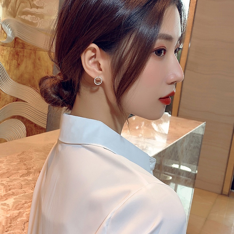 Đôi Bông Tai Hình Mặt Cười Thời Trang Hàn Quốc Cho Nữ