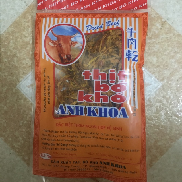 Thịt bò khô