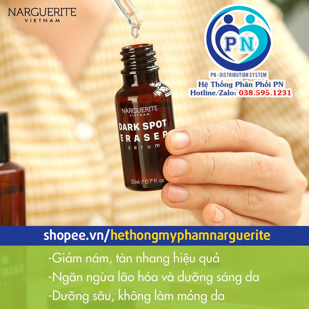 SERUM GIẢM NÁM, TÀN NHANG, DƯỠNG TRẮNG DA DARK SPOT ERASER NARGUERITE ( 20ml ) | BigBuy360 - bigbuy360.vn