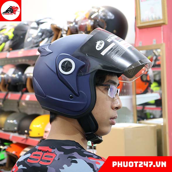 Mũ bảo hiểm 3/4 MT168 - Asia - Mực nhám