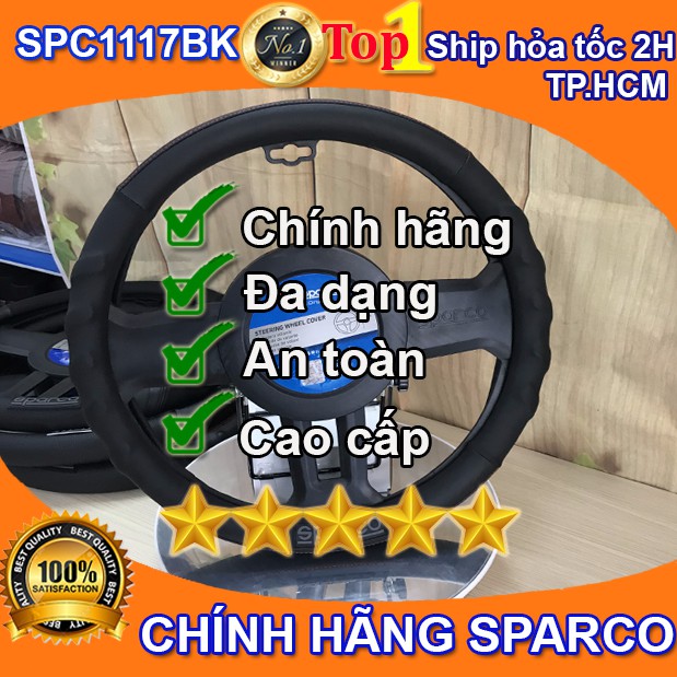 Bọc Vô Lăng SPC1117BKS - CHÍNH HÃNG SPARCO