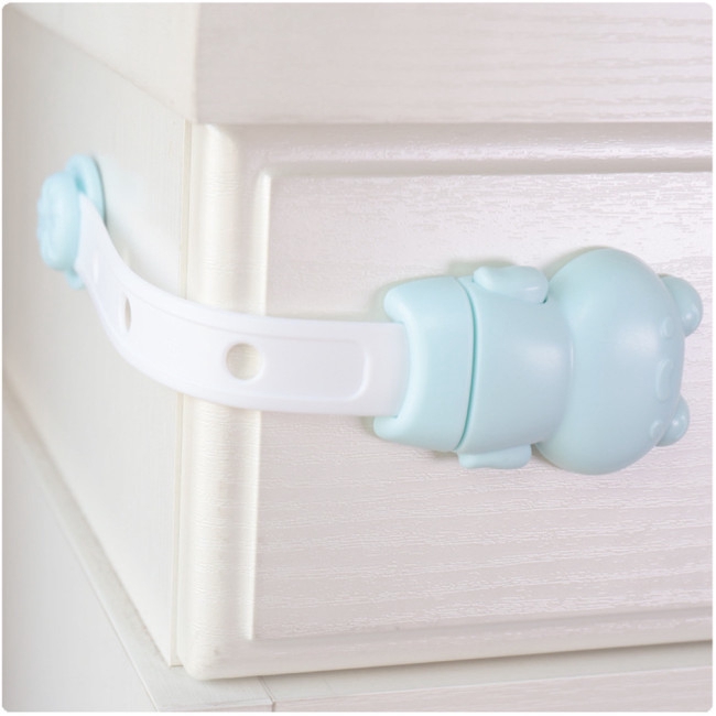 Khóa cài cửa tủ/ cửa tủ lạnh ngăn ngừa mở bảo vệ an toàn cho trẻ em đa năng tiện lợi