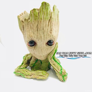Mô hình Baby Groot | Chậu cây | Cắm/Đựng Bút | Trồng Cây hồ thủy sinh