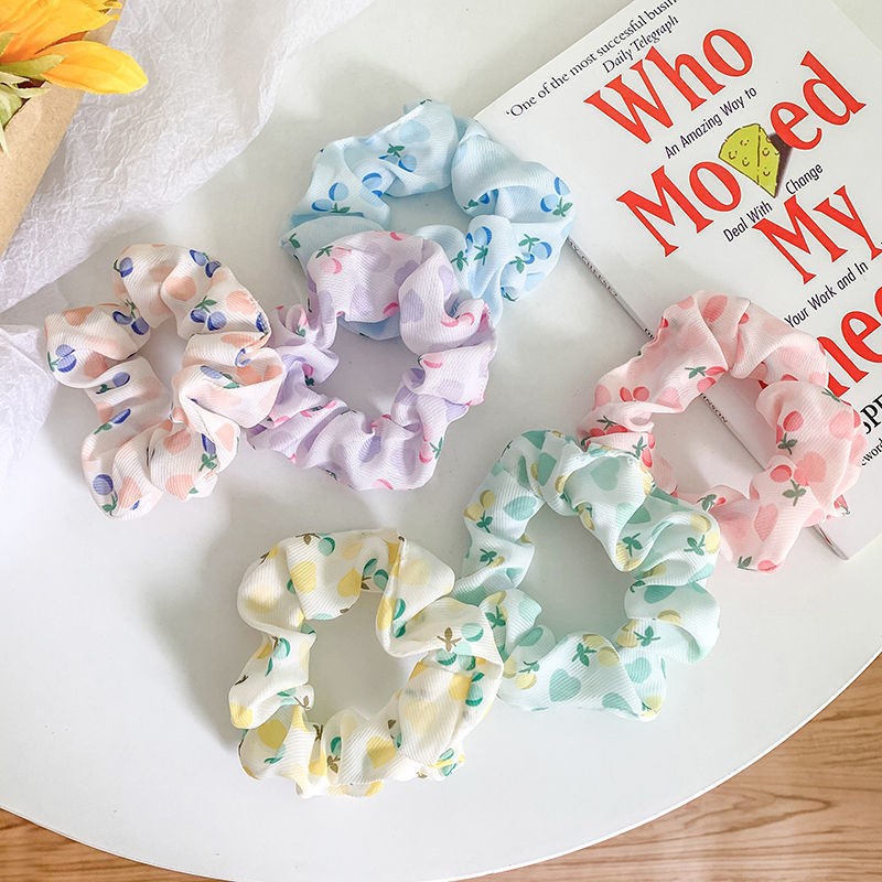 Dây Cột Tóc Hình Quả cherry Đơn Giản Dễ Thương Dành Cho Nữ