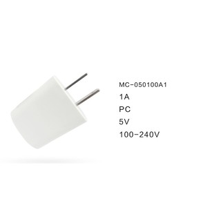 củ sạc 2 chân dẹt đầu USB 5V 1A