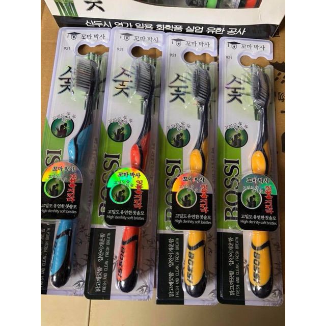 5 BÀn CHải Đánh Răng Than Tre Hoạt Tính