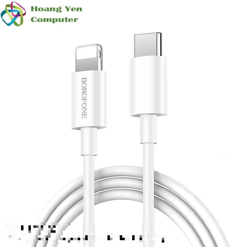 Cáp Sạc Nhanh Borofone CK6 (Type C raIP) Chuẩn PD 18W , Dài 1M - BH 12 Tháng