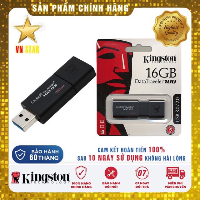 Usb 16Gb Kingston Chính Hãng