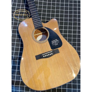 Đàn guitar Acoustic Fender CD60ce Kèm bao da, capo cao cấp