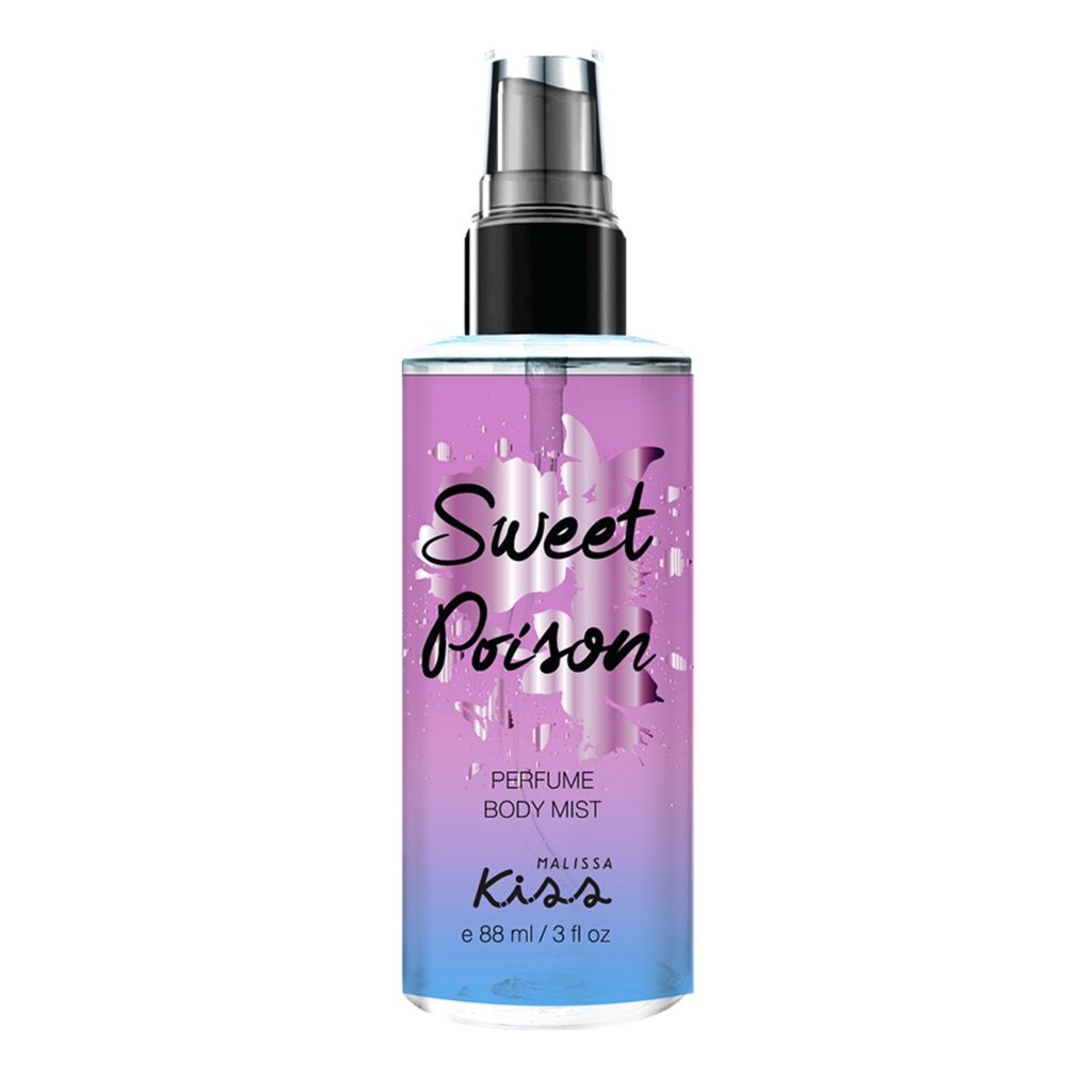 Xịt Thơm Hương Sweet Poison Malissa Kiss Perfume Body Mist 88 ml