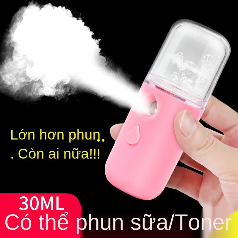 Theo mùa tạo tác bổ sung nước có thể sạc Dụng cụ phun Nano làm ẩm da mặt, dễ dàng mang theo, nữ sinh mini thương