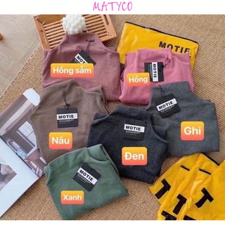 Áo Len Giữ Nhiệt Nữ Motie Hàng Quảng Châu Cao Cấp