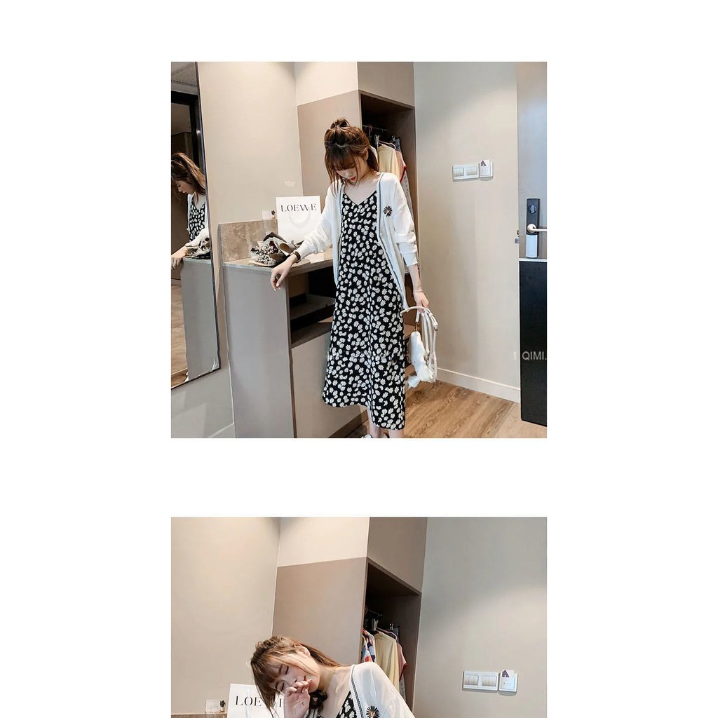 Đầm 2 Dây Nữ 🦋 Váy 2 Dây Hoa giống cái Vintage 🦋 | BigBuy360 - bigbuy360.vn