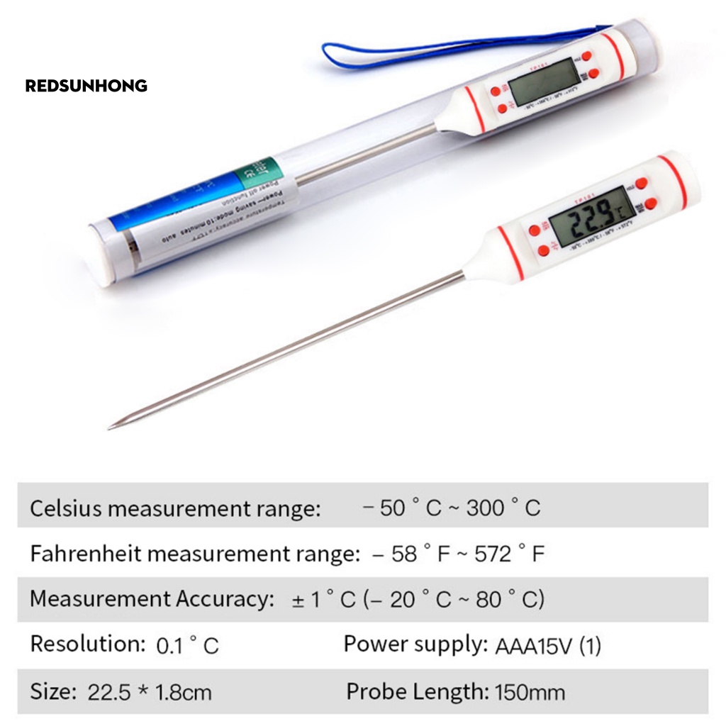 Nhiệt Kế One Nút Dùng Đo Nhiệt Độ Thức Ăn Tiện Dụng Cho Nhà Ở