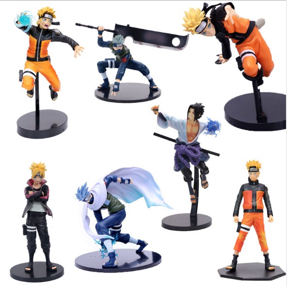 Mô hình Naruto Sasuke Kakashi tùy chọn mẫu cực chất cao 22cm