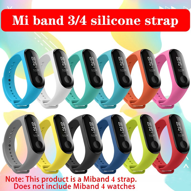 Xiaomi Mi Band 4 3 Silicone Mi Band 4 Wristband Xiaomi Band 4 Wristband 14 colors