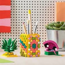 41906 LEGO Dots - Pineapple Pencil Holder - Hộp bút chì hình trái thơm