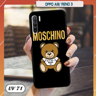 Ốp lưng điện thoại OPPO A91/ Reno 3 - lưng nhám viền dẻo
