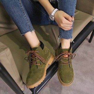 Giày boot nữ da lộn 6547