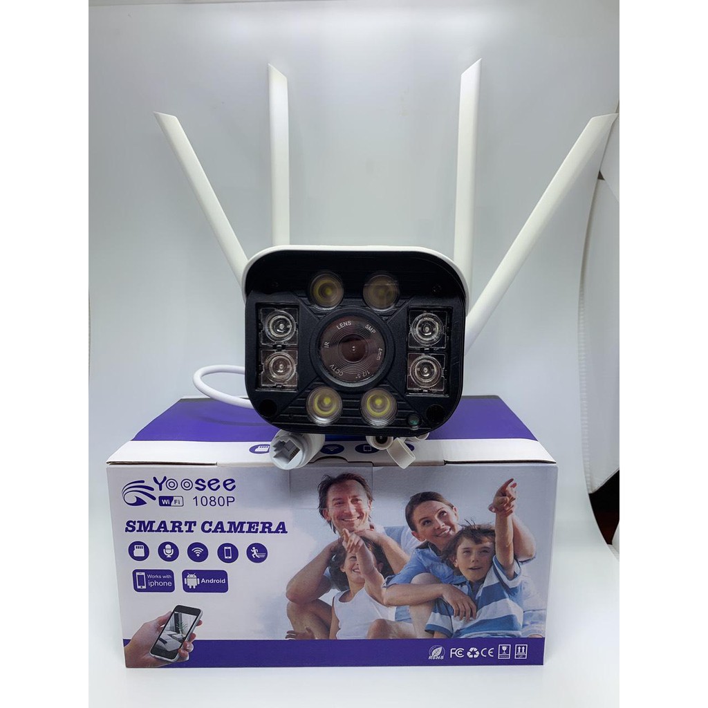 Camera yoose ngoài trời wifi 4 râu 3.0 - chống nước xem đêm có 4 màu | BigBuy360 - bigbuy360.vn