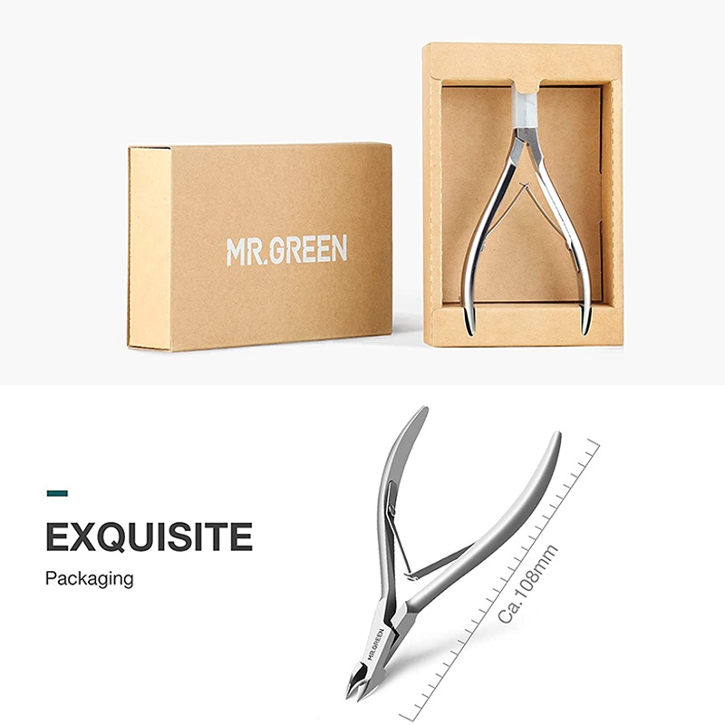 Kềm Cắt Da Chết MR.GREEN Cho Móng Tay Bằng Thép Không Gỉ
