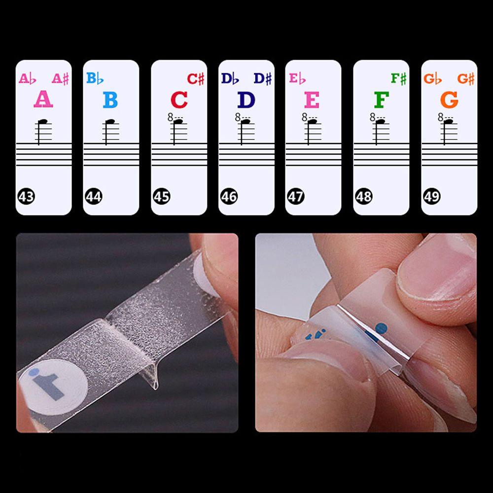 LAYOR1 Miếng Dán Bàn Phím Điện Tử 2 Kiểu Màu Trắng Trong Suốt