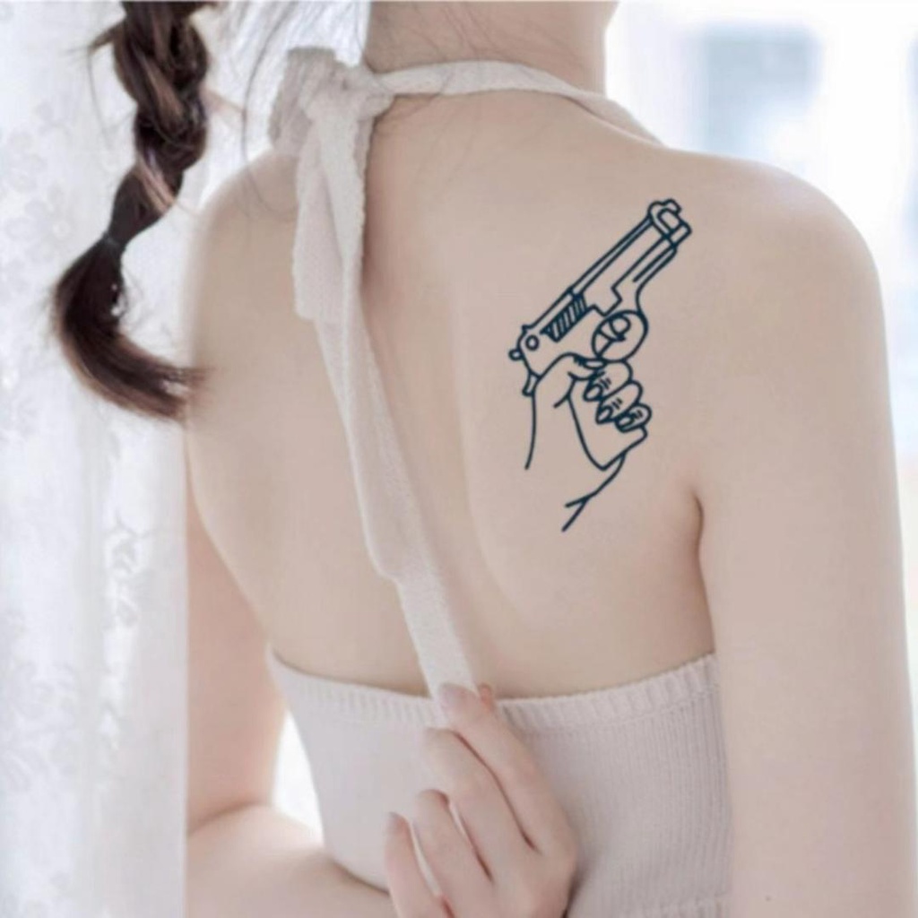 【SIYA Magic Tattoo】Hình Xăm Dán Tạm Thời 10-15 Ngày Chống Nước 18CM*11CM
