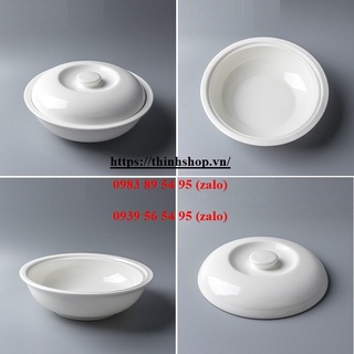 thố sứ đựng canh có nắp - thố sứ đựng cơm