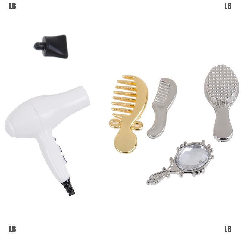 Bộ 5 Dụng Cụ Làm Tóc Cho Nhà Búp Bê Tỉ Lệ 1: 12
