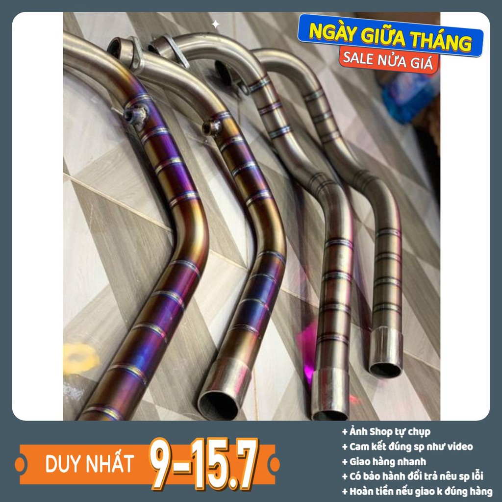 CỔ PÔ TITAN hàn pô zin  Dành Cho Wave Dream  Sirius Exc135 150 winer sonic Satria raider Vairo
