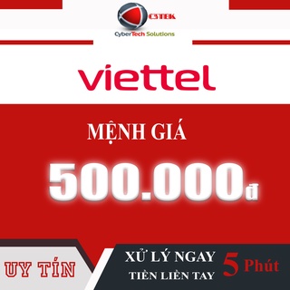 Thẻ Nạp Viettel 500K - Shop C3TEK