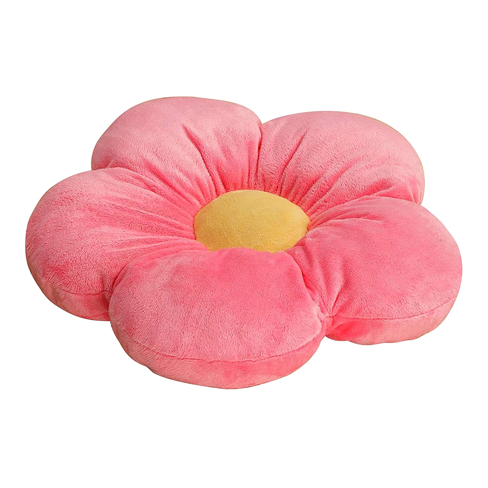Gối Bông Dày 50cm Hình Hoa Màu Hồng Dùng Trong Nhà Và Ngoài Trời