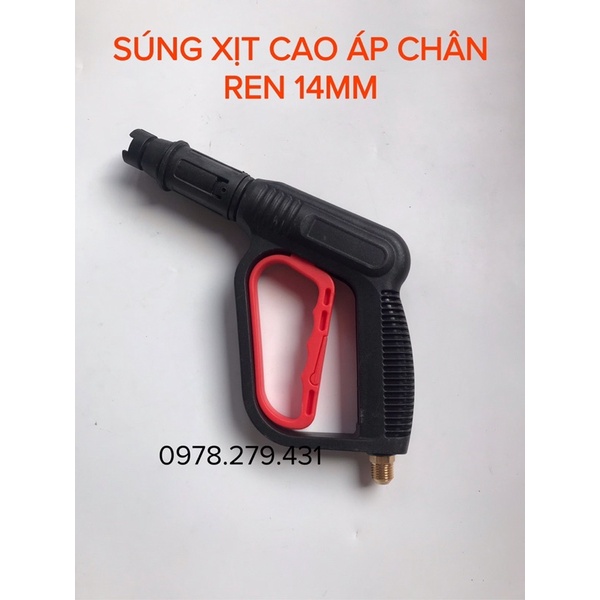 Bộ 10m - 15m - 20M - 30M dây rửa xe áp lực cao và súng xịt ( ren 14mm - 14mm )