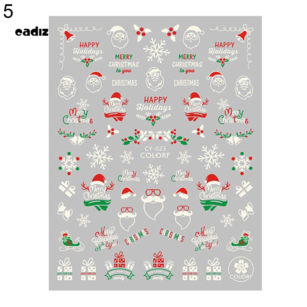 [Hàng mới về] Miếng dán trang trí móng tay màu dạ quang dễ sử dụng thân thiện với môi trường