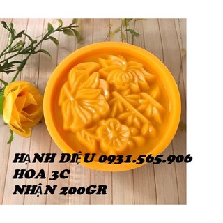 Khuôn Ấn Xôi Trung Thu 200Gr Hoa 3C