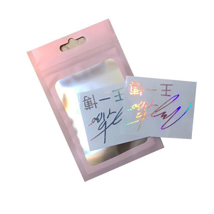 (Túi hồng) Chữ kí sticker Tiêu Chiến Trần Tình Lệnh Ma Đạo Tổ Sư holo bóng dán điện thoại Vương Nhất Bác
