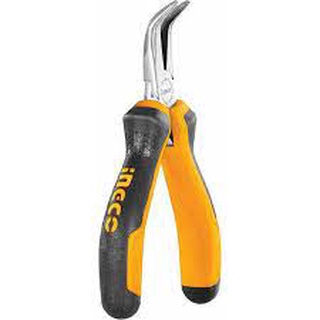 Kềm mũi cong mini 4.5"/115mm ingco hmbnp08115