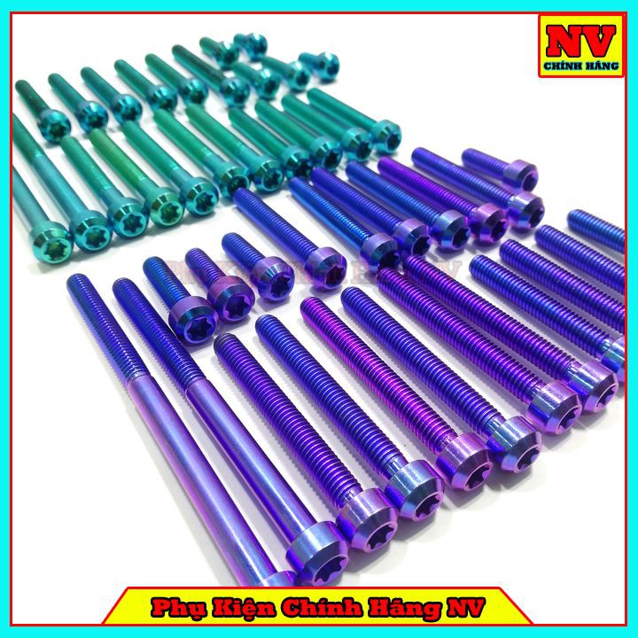 Bộ Ốc Lốc Máy Ex150 Gr5 Full Bộ 22 Con