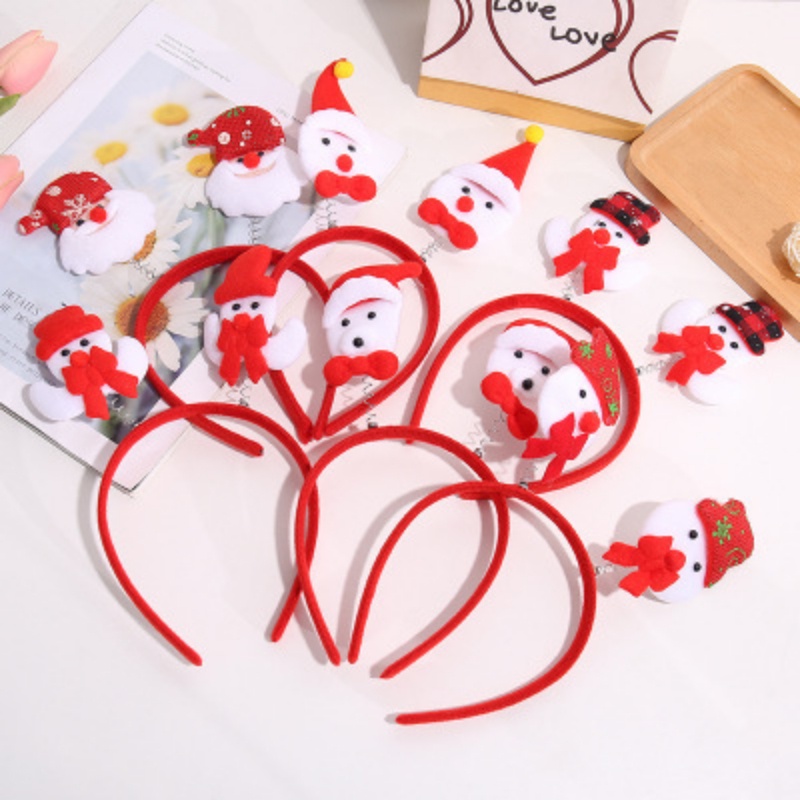 Kẹp Tóc Hình Sừng Hươu Phong Cách Giáng Sinh Thời Trang