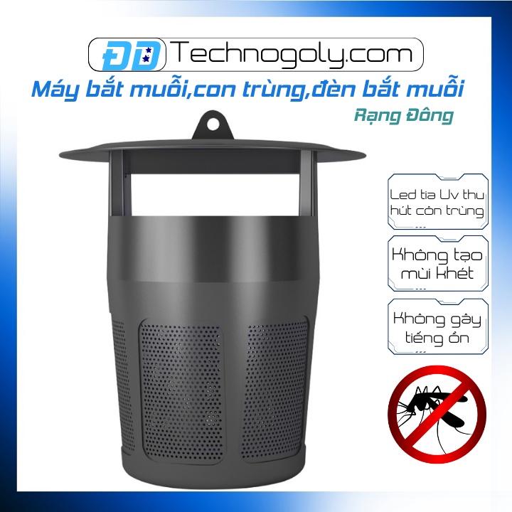 Máy bắt muỗi,con trùng,đèn bắt muỗi - máy thu hút côn trùng ruồi muỗi rạng đông - Hàng Chính Hãng Bảo Hành 12 Tháng