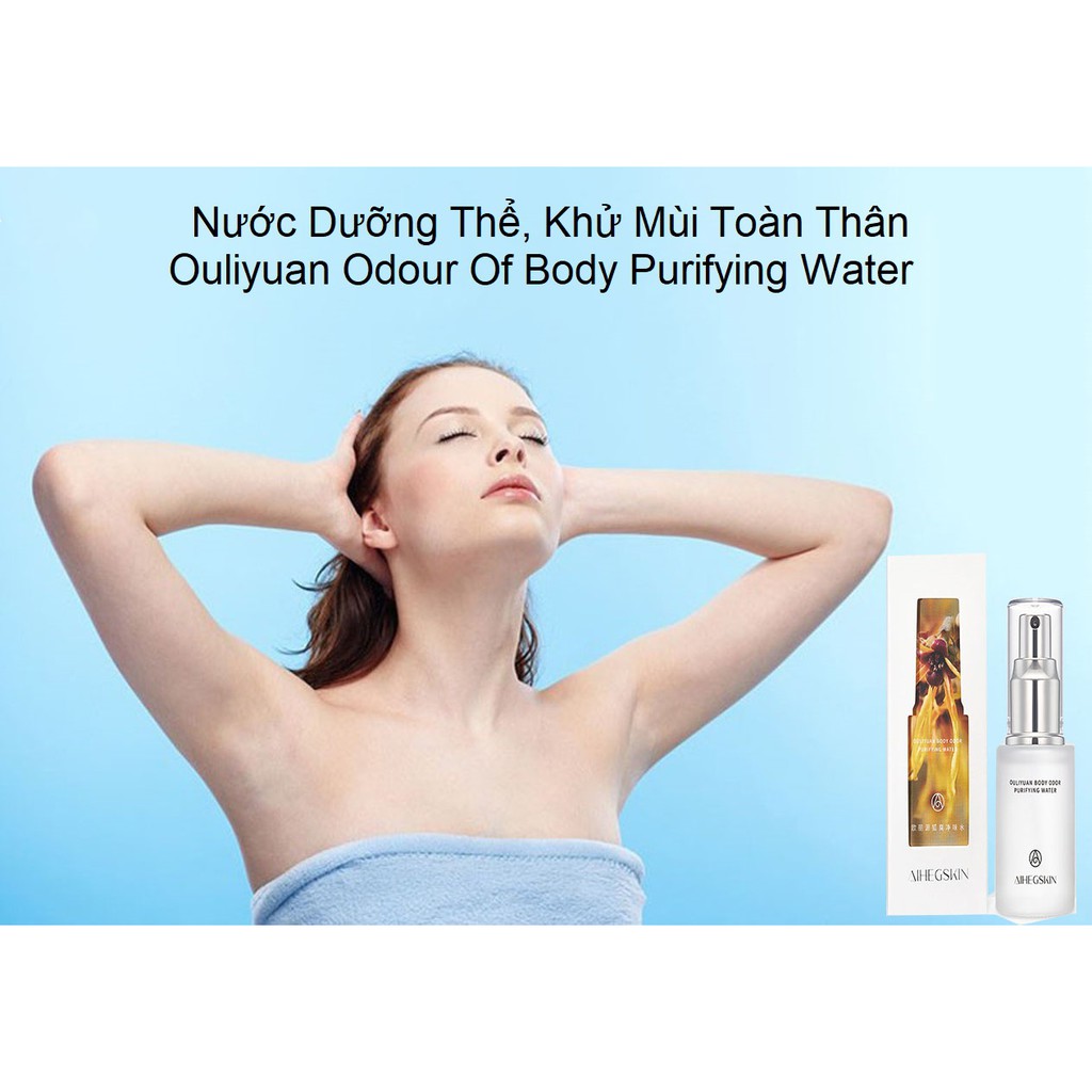 Xịt Khoáng Khử Mùi Hôi Nách, Sáng Trắng Da, Se Khít Lỗ Chân Lông, Ngăn Tiết Mồ Hôi Hiệu Quả Cho Nam & Nữ Ouliyuan Odour