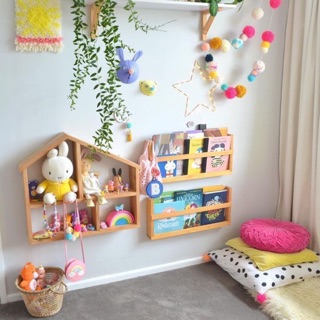 Kệ sách gỗ cho bé