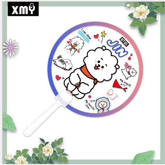 Quạt nhựa PVC tròn BT-21, Twice, Momoland, Blackpink, EXO mẫu mới nhất 2019 | BigBuy360 - bigbuy360.vn
