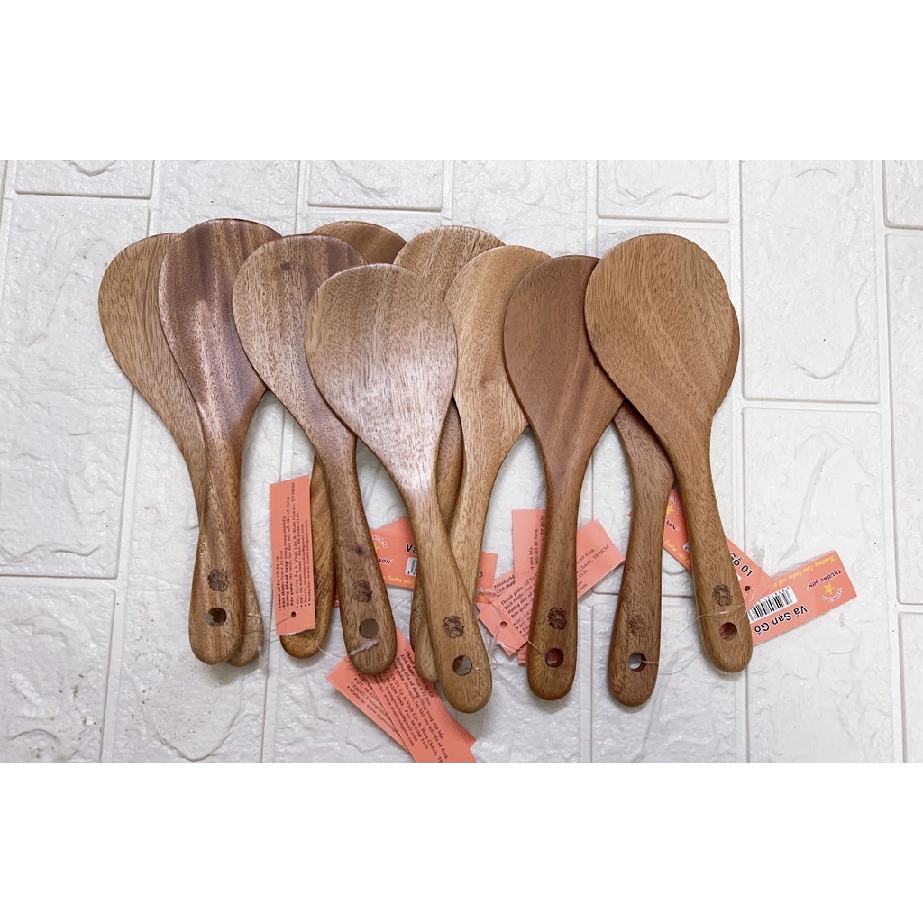 Muỗng Xới Cơm Vá Sạn Gỗ Trường Sơn Mã 01