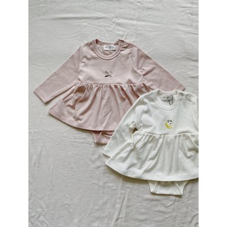 Baby Bodysuit Dress (Body Váy Vải Cotton Cao thumbnail