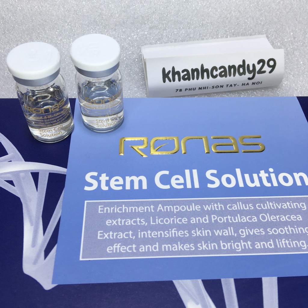 Tế Bào Gốc Ronas Stem Cell Solution Tái Tạo Da Hàn Quốc