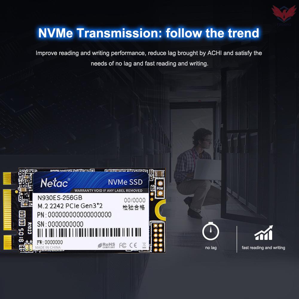 Ổ Cứng Netac N930Es Nvme M.2 2242 Ssd Gen3X2 Pcie 3d Mlc / Tlc Nand 128gb